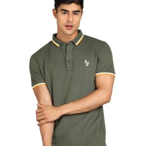 Alan Jones Clothing Men's Cotton Regular Fit Polo T-Shirt