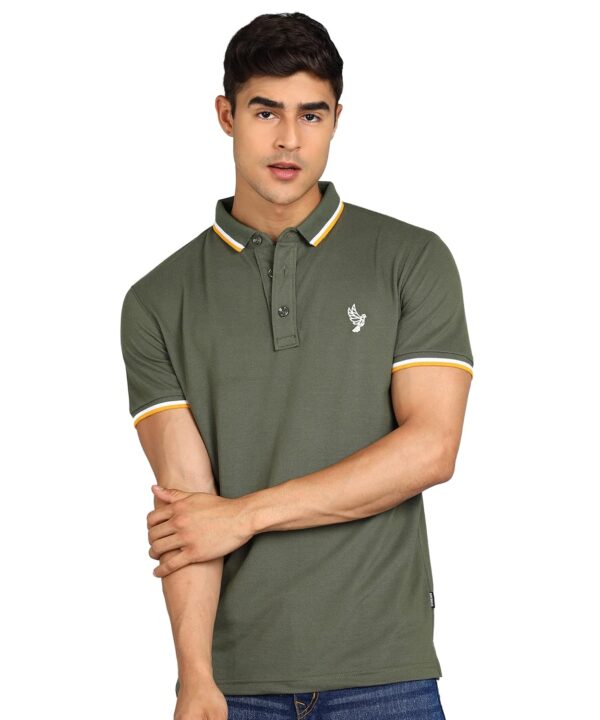 Alan Jones Clothing Men's Cotton Regular Fit Polo T-Shirt