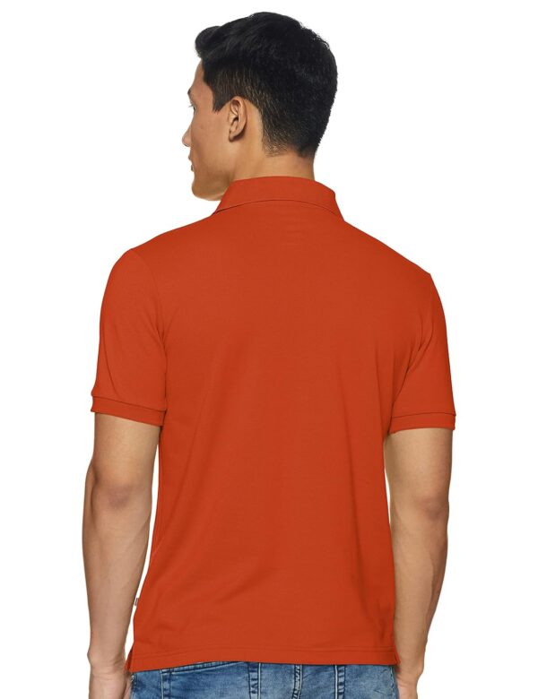 Bumchums Rupa Men Super Combed Cotton Solid Half Sleeve Club Collar Polo Regular Fit T-Shirt with Chest Pocket - Image 2