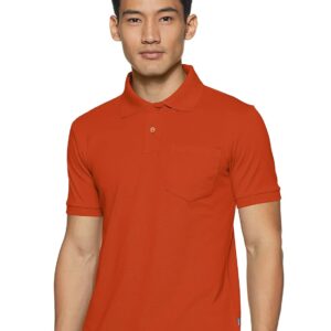 Bumchums Rupa Men Super Combed Cotton Solid Half Sleeve Club Collar Polo Regular Fit T-Shirt with Chest Pocket