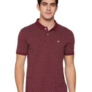 Allen Solly Men's Cotton Regular Fit New Printed Polo