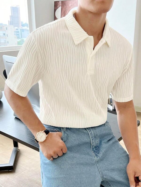 LERIYA FASHION Cotton T-Shirt for Men – Soft Breathable Fabric | Regular Fit Half Sleeve Collar Tee for Summer Casual Wear (Available in Plus Size and Combo Pack of 2) - Image 3
