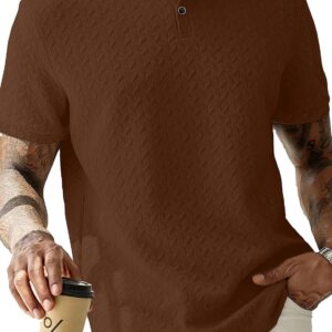 KAJARU Men's Solid Regular Fit T-Shirt