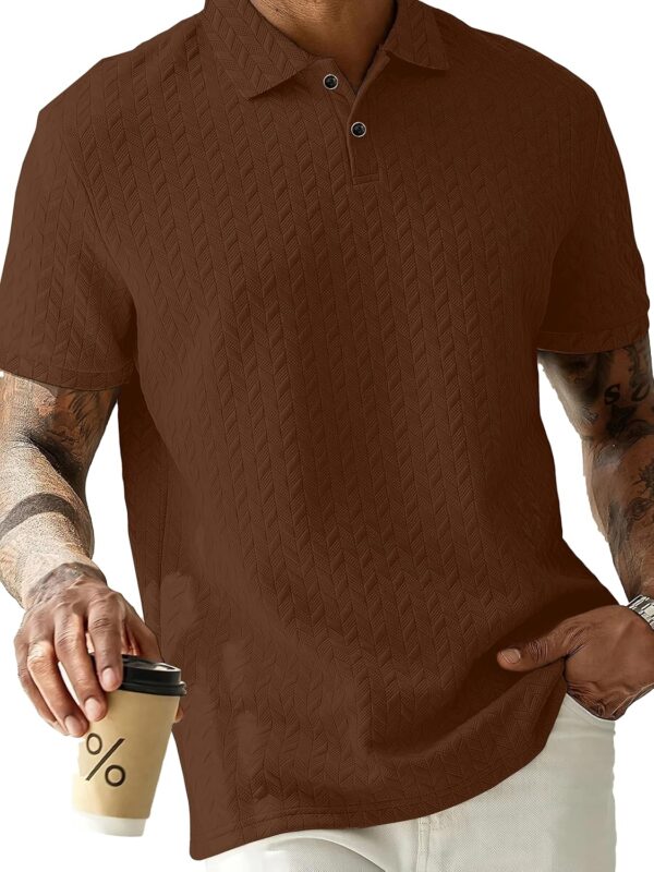 KAJARU Men's Solid Regular Fit T-Shirt