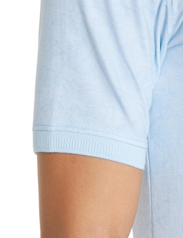 Peter England Men's Cotton Abstract Print Polo Shirt – Casual Wear | Stylish & Breathable - Image 4