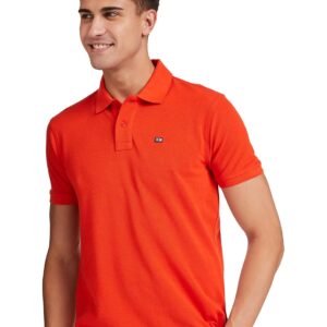 Arrow Men Cotton Solid Regular Fit Polo T-Shirt
