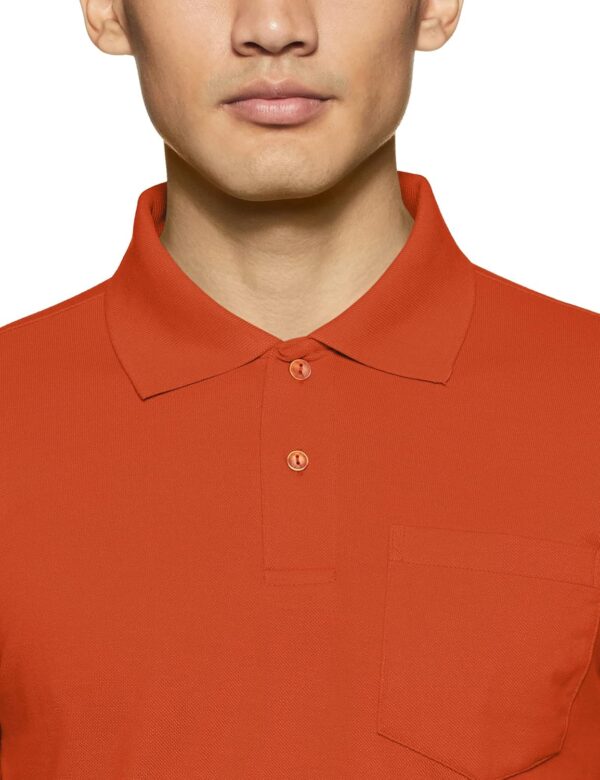 Bumchums Rupa Men Super Combed Cotton Solid Half Sleeve Club Collar Polo Regular Fit T-Shirt with Chest Pocket - Image 3