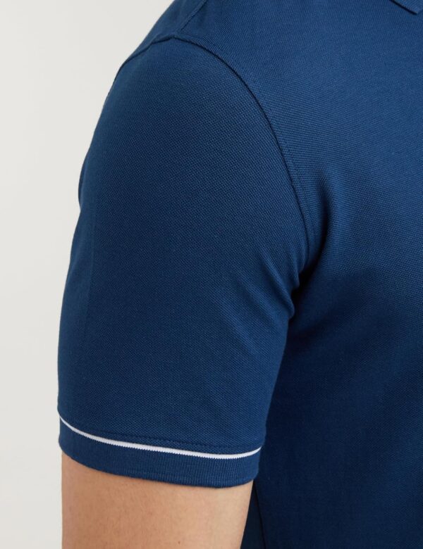 Peter England Men's Regular Fit Insignia Half Sleeve Polo T-Shirt | Cotton Rich | Premium Pique Weave - Image 5