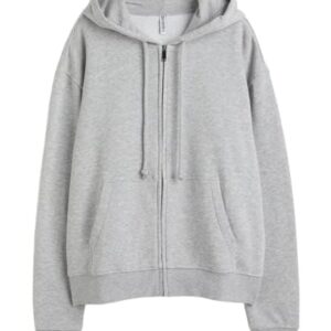 A to Z CREATION Solid Long Sleeves Hooded Neck Sweatshirt with Kangaroo Pocket Zipper Jacket for Women's