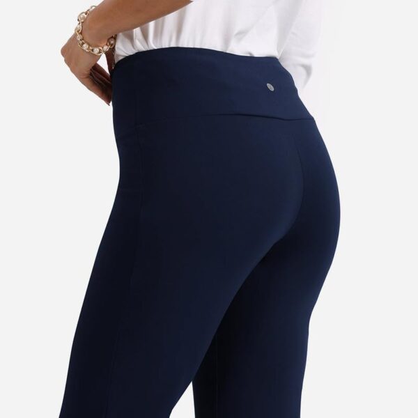 BlissClub Ultimate Straight Pants Trousers for Women with High Waist, Formal Pant for Women Office Wear with Wide Waistband - Image 4