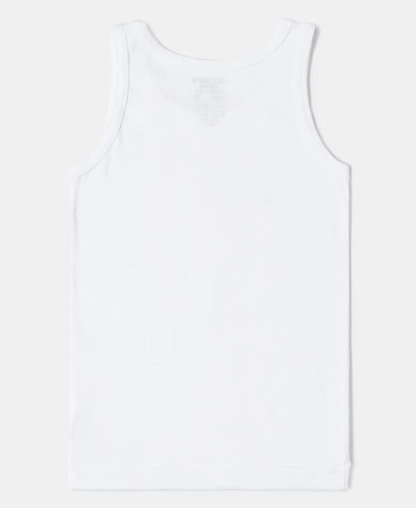 Jockey 3320 Boy's Super Combed Cotton Regular Fit Round Neck Sleeveless Vest (Pack of 3) - Image 3
