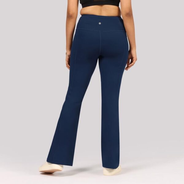 BlissClub Ultimate Flare Pants Lite Regular for Women Upto 5'4 ft | High Waist Trousers and Formal Pants for Office wear | Comfortable fit - Image 6