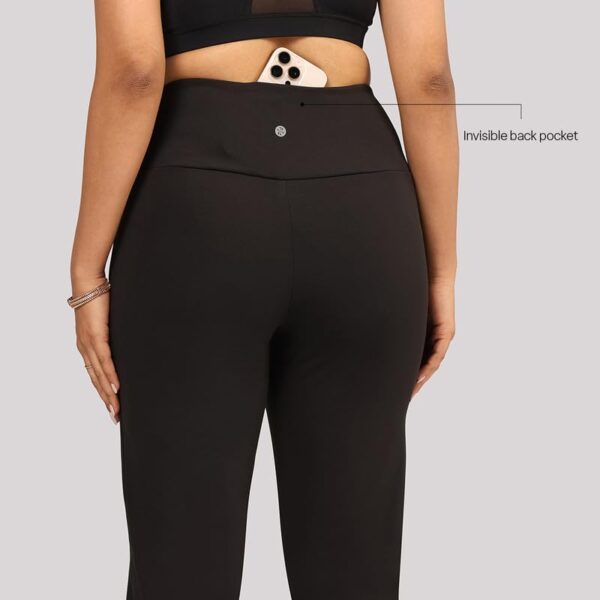 BlissClub Ultimate Straight Pants Trousers for Women with High Waist, Formal Pant for Women Office Wear with Wide Waistband - Image 7
