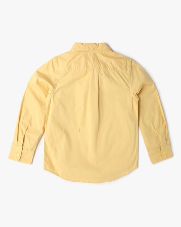 GAP Boy's Solid Relaxed Fit Shirt - Image 2