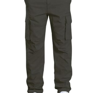 Leriya Fashion Men's Regular Fit Low Rise Cargos Trousers | Cargo Track Pant | Loose Fit | Regular Trouser Loose Fiting | Treck Pent with Multiple Pockets