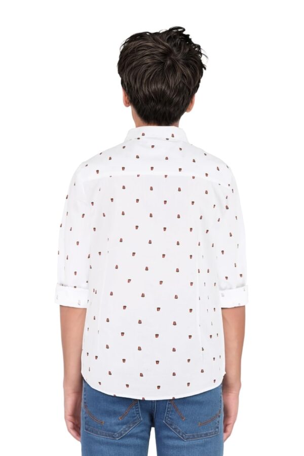 Allen Solly Boy's Cotton Regular Fit Shirt - Image 2
