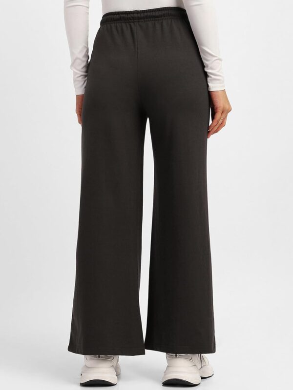 JUNEBERRY® Wide Leg Track Pants for Women & Girls (Pure Cotton, Bootcut, Regular Fit, High Rise Trouser, Drawstring, Available in Black, Brown, Navy, Olive Green, Lilac, Beige) - Image 5