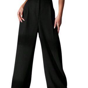 GRECIILOOKS Women High Rise High Waist Trousers Flared Korean Style Formal Pants| Elegant Workwear for Office, College & Events (Combo Pack of 2)