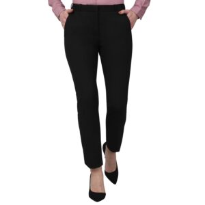 Cantabil Solid Non Pleated Regular Fit Mid Rise Formal Trouser for Women | Formal Pants for Women | Formal Wear Regular Fit Trouser for Women (P_LTRF00004)