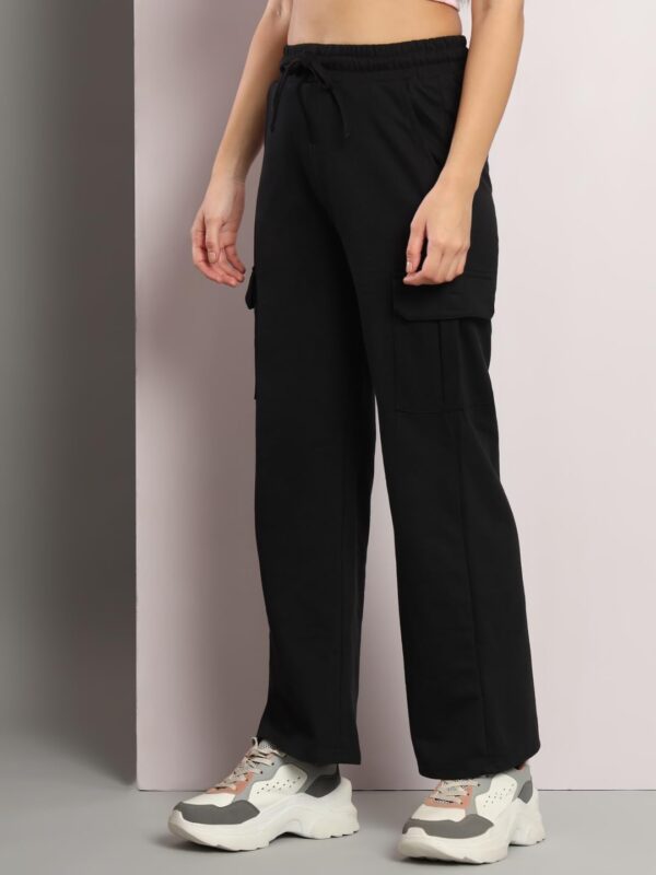 Q - RIOUS Women's Cargo Style Flared Trouser - Image 4