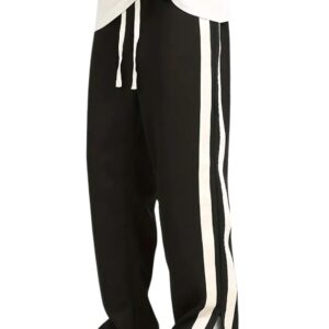 GRECIILOOKS Korean Style Track Pants for Men – Loose Fit Lycra Cargo Joggers | Trendy Gym & Streetwear Bottoms with Utility Pockets