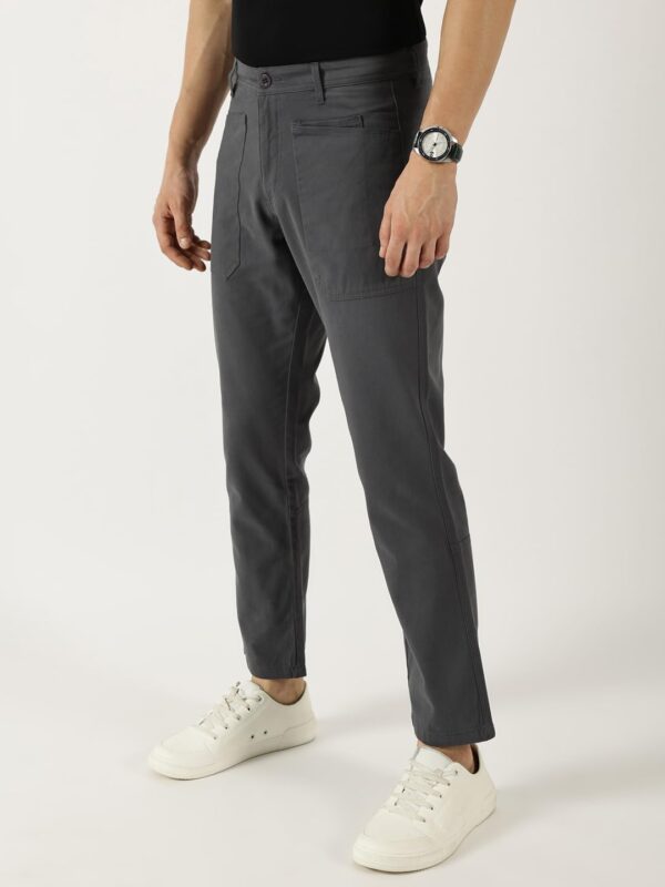 Thomas Scott Men's | Solid | Light Weight | Breathable Fabric | Mid Rise | Straight Fit | 100% Cotton | Button Waist | Chino Trouser | Pants - Image 2