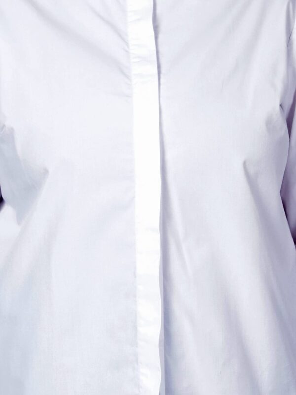 Indietoga Women's Solid Longline Cotton Formal Casual Shirts (Plus Size) - Image 2