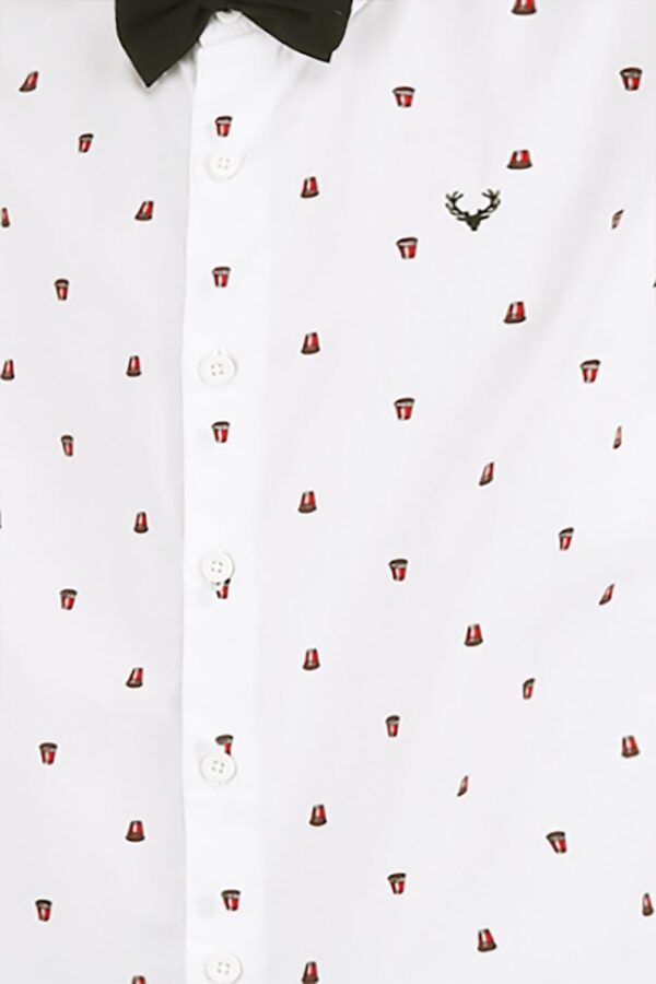 Allen Solly Boy's Cotton Regular Fit Shirt - Image 4