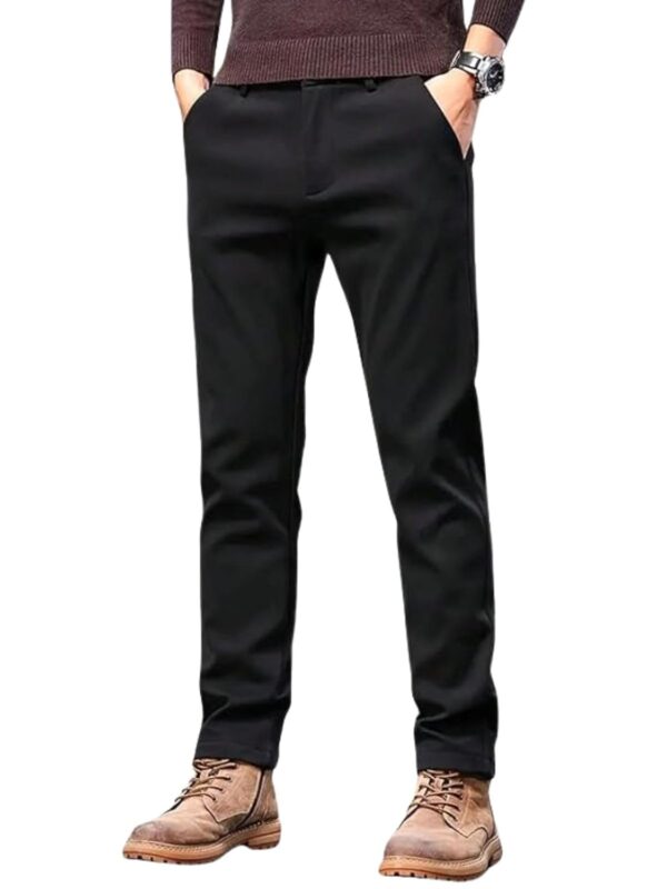 GRECIILOOKS Men's Regular Fit Mid Rise Regular Trousers Formal Fit | Stylish Slim Track Pant