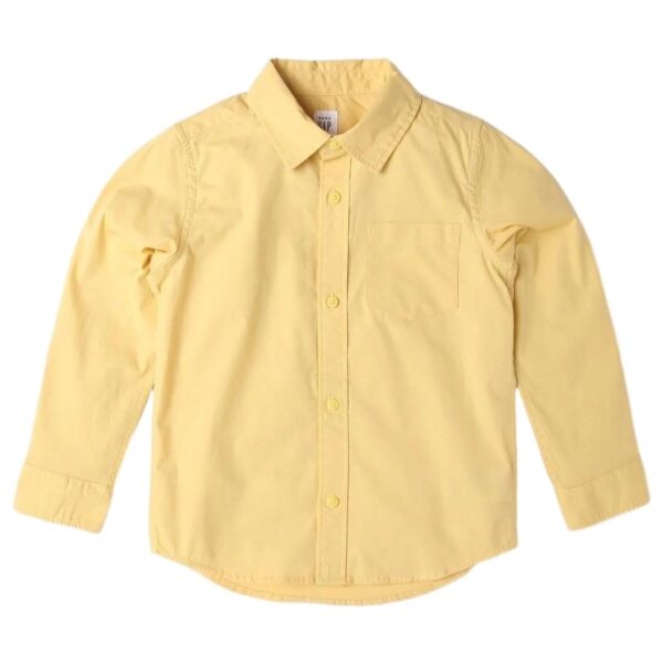 GAP Boy's Solid Relaxed Fit Shirt