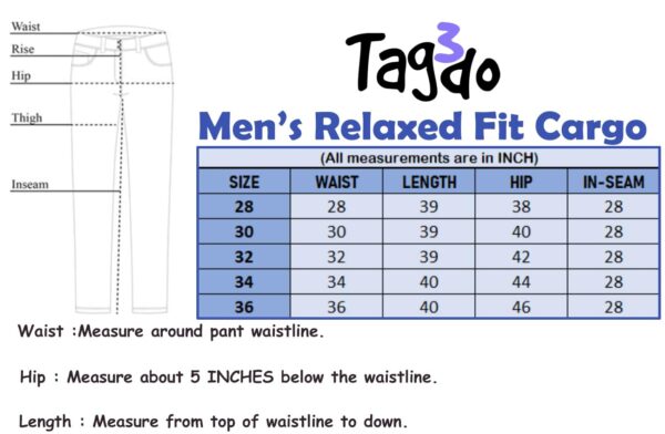TAGDO Men Flap Pocket Drawstring Waist Trousers (2030) - Image 6