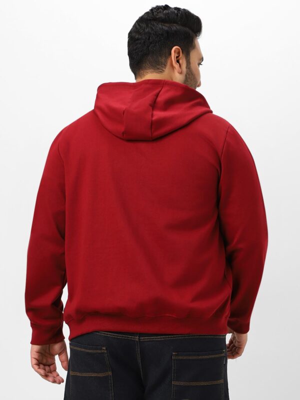 Urbano Plus Men's Cotton Zippered Hooded Casual Winterwear Sweatshirt - Image 4