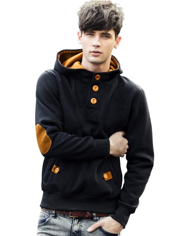 NOBLE MONK EYEBOGLER Men Cotton Full Sleeve Hooded Hoodie