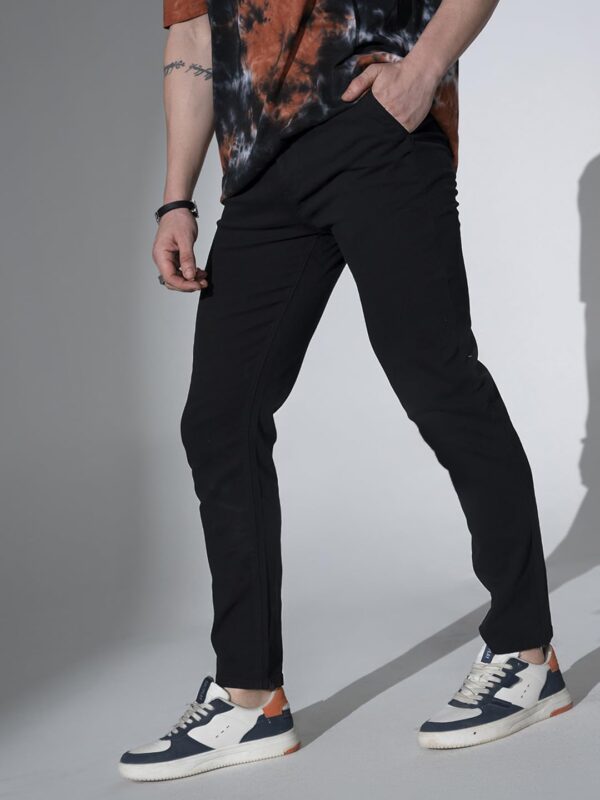 Hubberholme Men Slim Fit Casual Comfortable Stretchable Trousers - Image 5