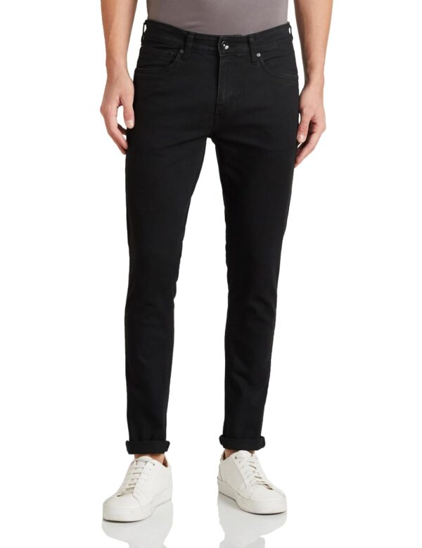 Amazon Brand - Symbol Men's Cotton Rich Stretchable Skinny Fit Jeans | Casual Denim