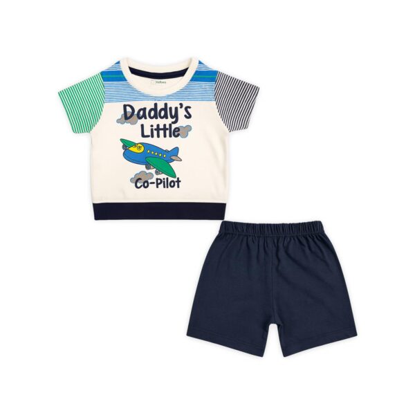 Kidbea® Baby Boy Cotton T-Shirt & Shorts | Stylish, Comfortable & Durable Summer Outfits | Clothing Set for Infant Kids - Image 2