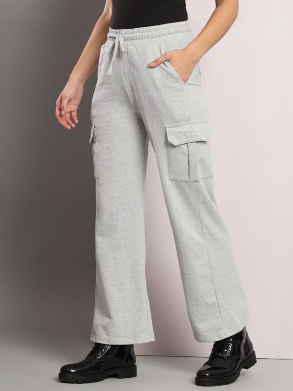 Q - RIOUS Women's Cargo Style Flared Trouser - Image 2