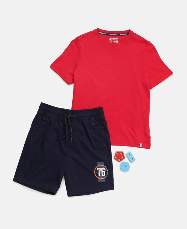Jockey AB54 Boy's Super Combed Cotton Round Neck Half Sleeve T-Shirt - Image 4