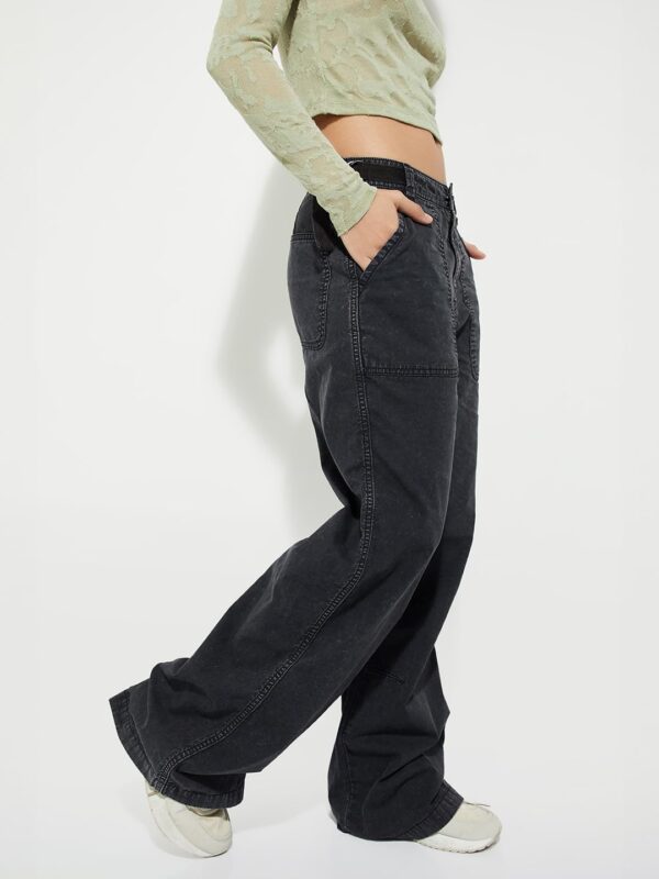 Max Women's High Rise URB_N Washed Wide Leg Jeans - Image 3
