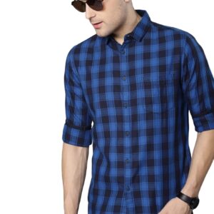 Dennis Lingo Men's Cotton Slim Fit Shirt