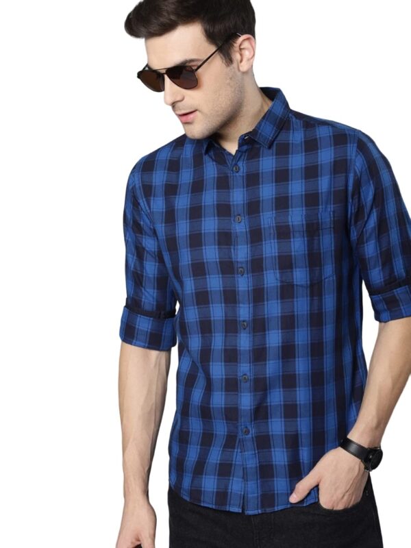 Dennis Lingo Men's Cotton Slim Fit Shirt