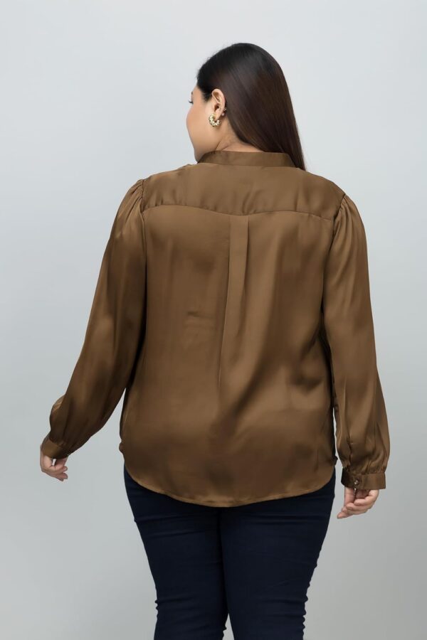Purys Women's Solid Regular Fit Shirt - Image 4