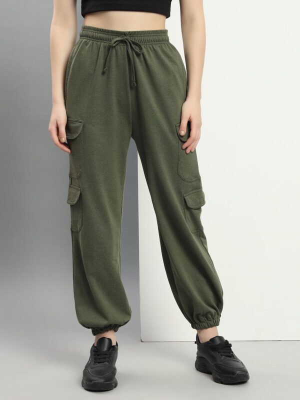 Q - RIOUS Women's Relaxed Fit Cargo Style Jogger Pants - Image 7