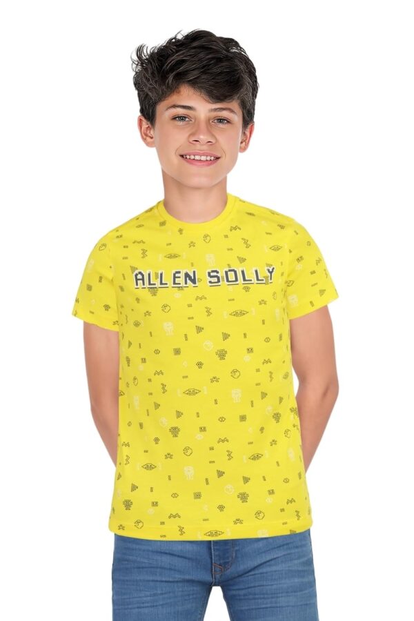 Allen Solly Boy's Cotton Regular Fit T-Shirt