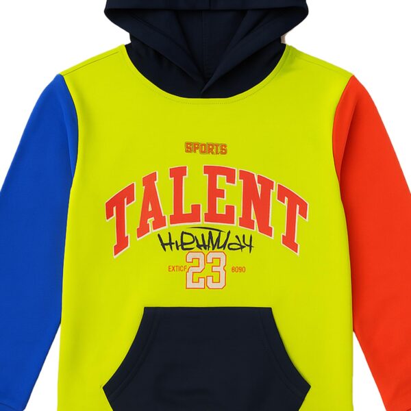 Kidbea® Kids Hoodie for Boys & Girls | Soft & Comfortable Full Sleeve Printed Sweatshirt | Stylish Winter Wear Pullover for Children - Image 3