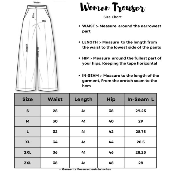 Leriya Fashion Women's Tailored Fit Mid Rise Tailored Trouser Pant - Image 5