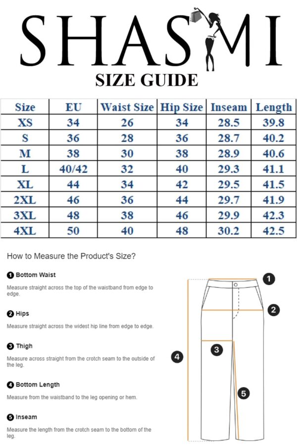 Shasmi Women's Regular Fit High Rise Pants - Image 7