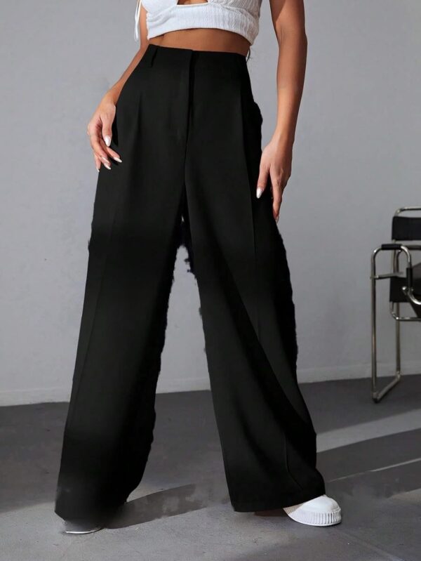 Leriya Fashion Women's Tailored Fit Mid Rise Tailored Trouser Pant - Image 7