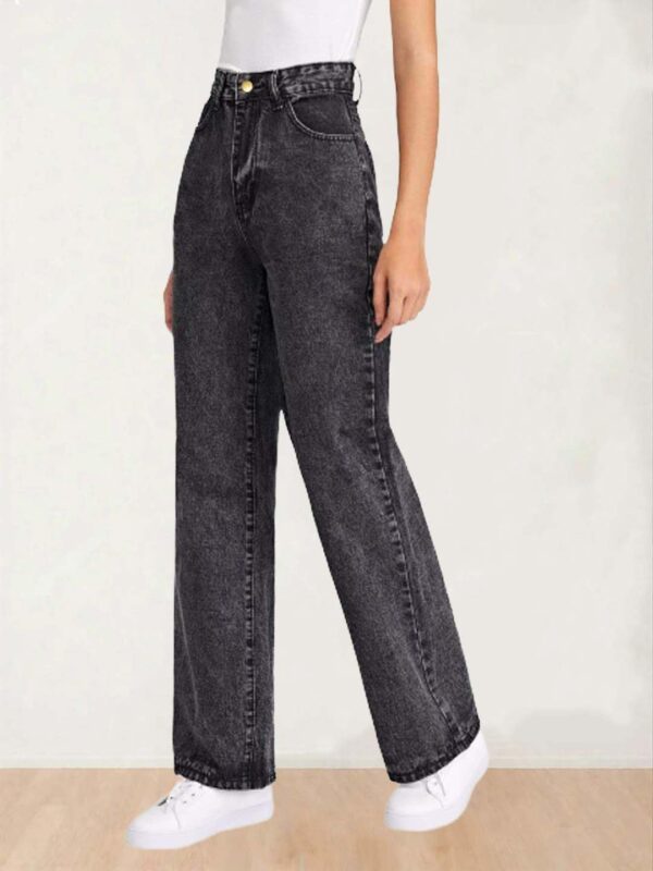 KOTTY Women Relaxed High Rise Cotton Lycra Blend Ankle Length Jeans - Image 6