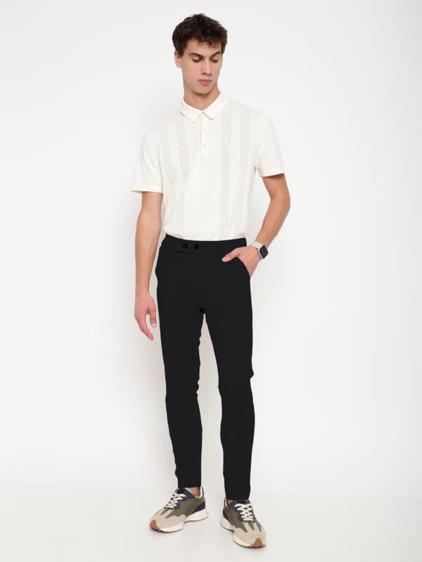 Men's Trouser II Men's Regular Casual Pants II Men's Regular Fit Casual Trouser (Trousers-121) - Image 5